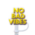 Straw Mouthpiece Silicone Dust Plug Decorative Buckle Clip Personalized Letter Label for Tumblers